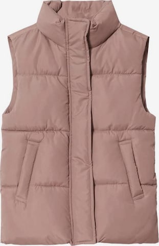 Gilet MANGO KIDS en rose : devant