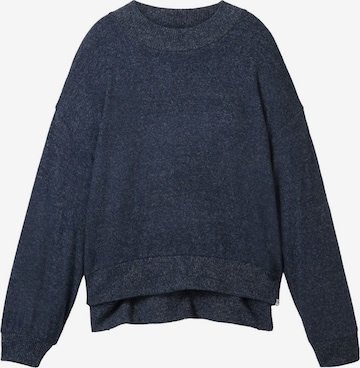 TOM TAILOR Sweatshirt in Blauw: voorkant