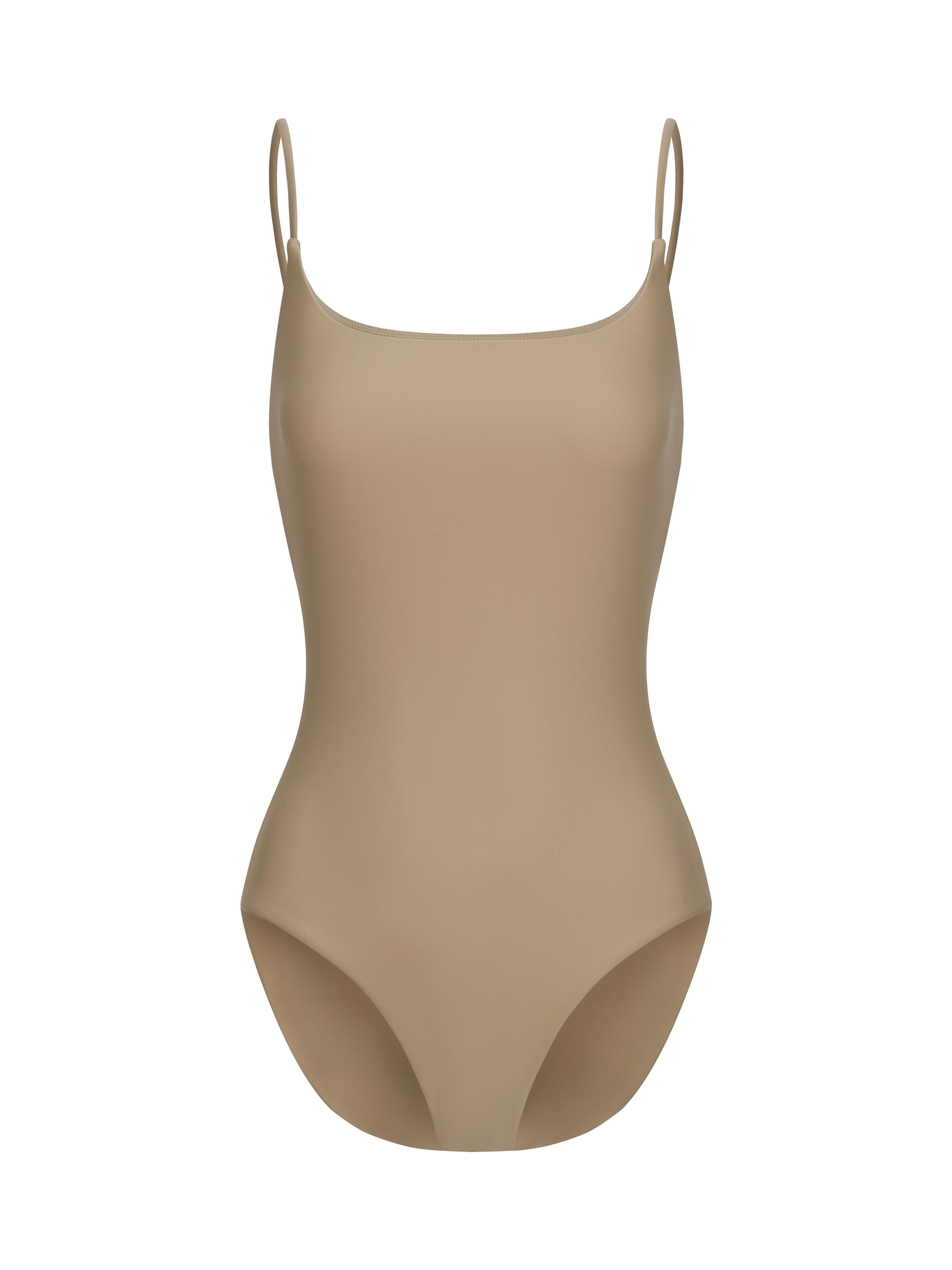 Maillot de bain 'Square Neck Soft Sculpt Swimsuit' cfab (formerly creamy fabrics) en beige : devant