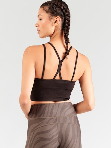 ONLY PLAY Bralette Sports Bra 'ONPFRION-2' in Brown