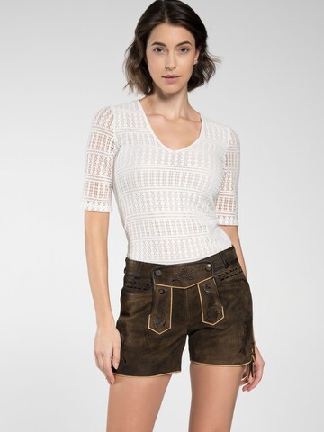 SPIETH & WENSKY Regular Traditional pants 'Ella' in Brown