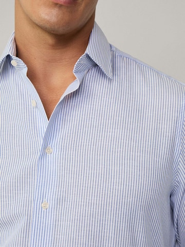 Hackett London Regular Fit Hemd in Blau