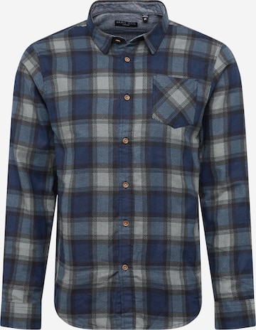 BRAVE SOUL Button Up Shirt 'GARLA' in Blue: front