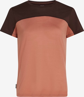 ICEBREAKERTehnička sportska majica 'Sphere III' - narančasta boja: prednji dio