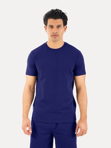 Smilodox Shirt 'Micah' in Blauw: voorkant