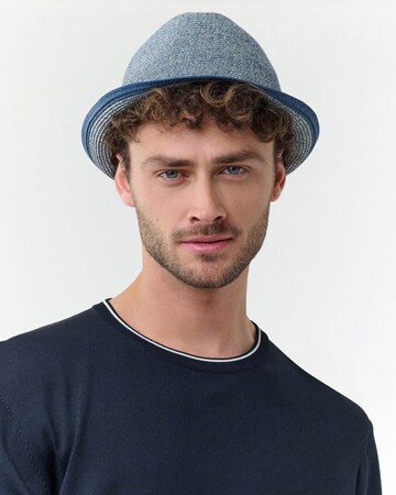 bugatti Hat 'Trilby' in Blue: front