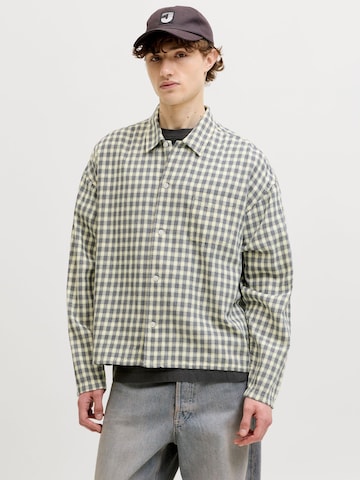 JACK & JONES Comfort Fit Skjorte i blå: forside