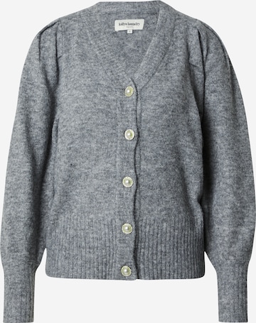 Lollys Laundry Knit Cardigan 'Laura' in Grey: front