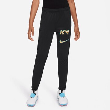 NIKE Tapered Sportbroek 'Kylian Mbappe' in Zwart: voorkant