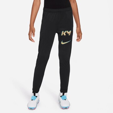 NIKE Tapered Workout Pants 'Kylian Mbappe' in Black: front