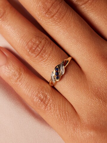 Lucardi Ring in Goud: voorkant