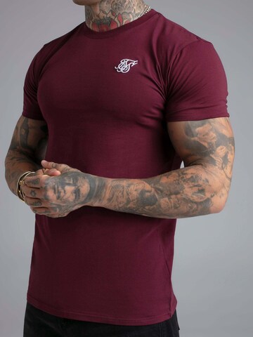 T-Shirt 'Essentials' SikSilk en rouge