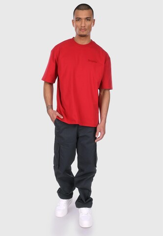 Dropsize T-Shirt in Rot