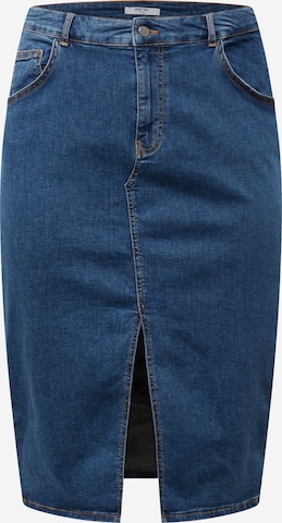 Gonna 'Kim' di ABOUT YOU Curvy in blu: frontale