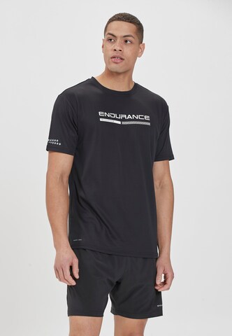 ENDURANCE Performance Shirt 'Venies' in Black: front