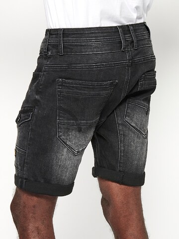 Regular Jeans cargo KOROSHI en noir