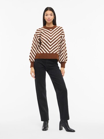 VILA Pullover 'VILUNA' i brun