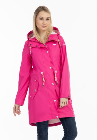 Schmuddelwedda Raincoat in Pink: front