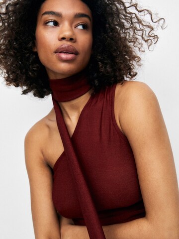 Haut Pull&Bear en rouge