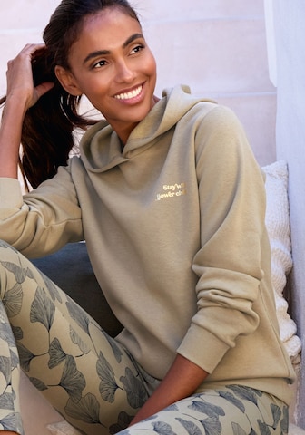 LASCANA Sweatshirt in Green