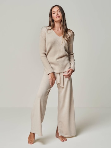 YOU LOOK PERFECT Sweater 'BLOSSOM' in Beige