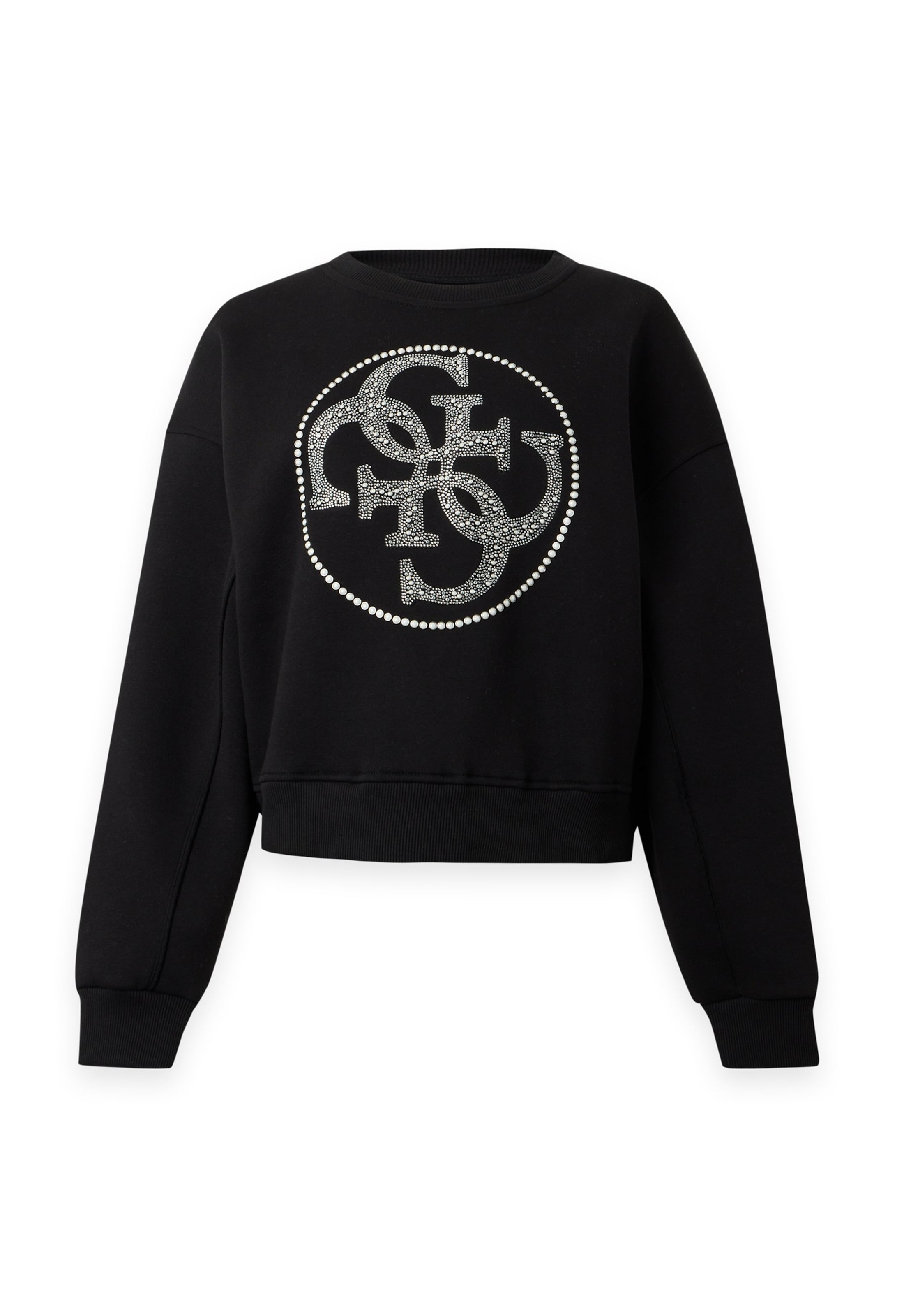 Sweat-shirt GUESS en noir : devant