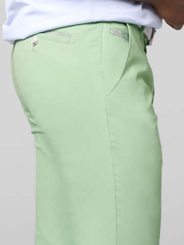 Regular Pantalon chino MEYER en vert