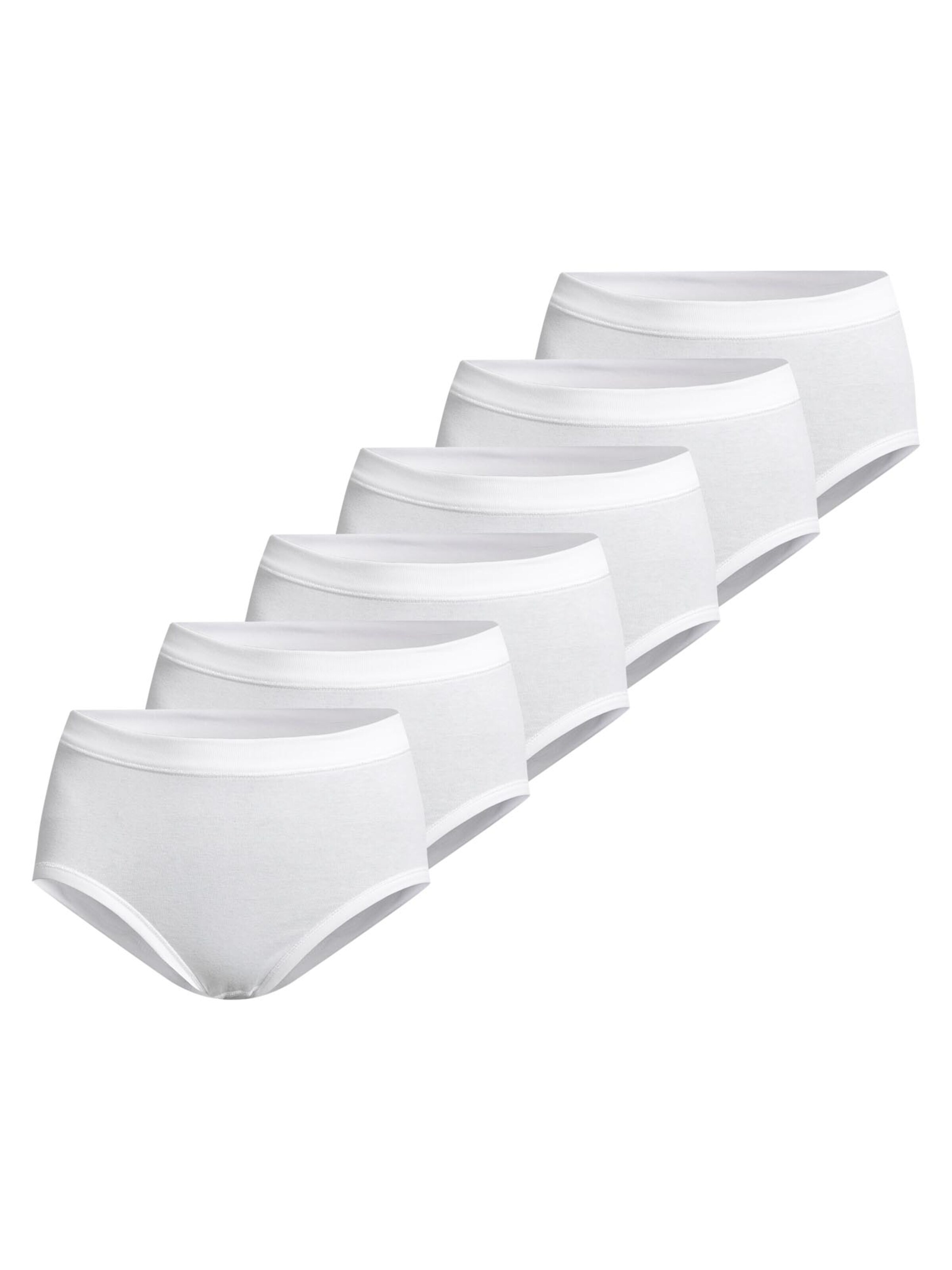CON-TA Slip 'Feinripp' in White: front