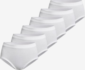 CON-TA Slip 'Feinripp' in White: front