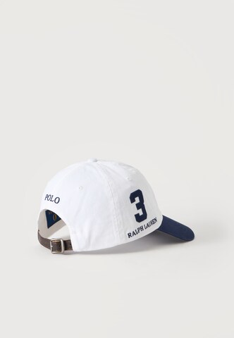 Șapcă de la Polo Ralph Lauren pe alb