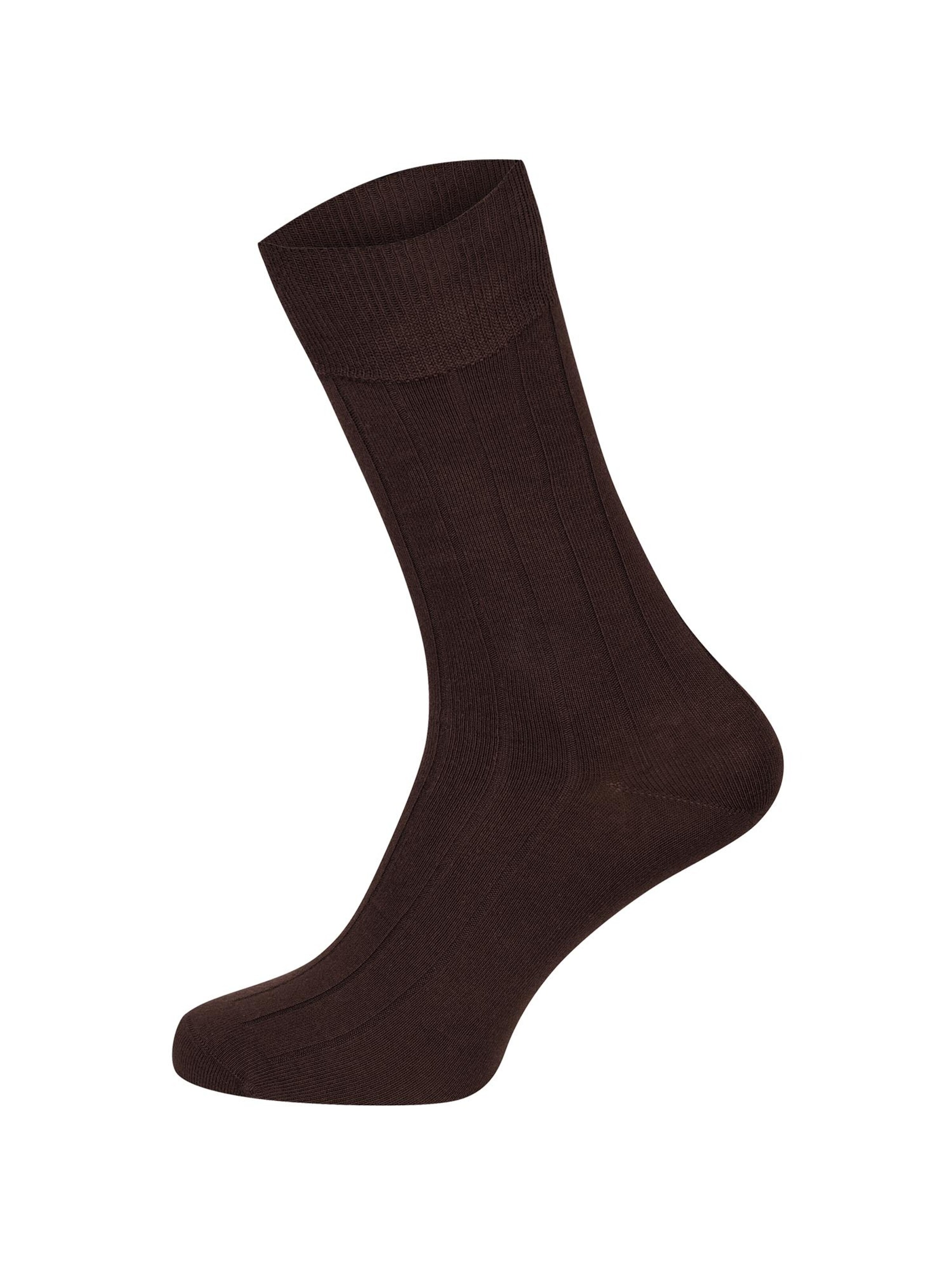 Nur Die Sokken ' Rippstrick' in Beige