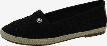 TOM TAILOR Espadrill i svart: framsida