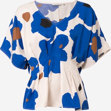 Bluză 'Agda Liito' de la Marimekko pe albastru: față