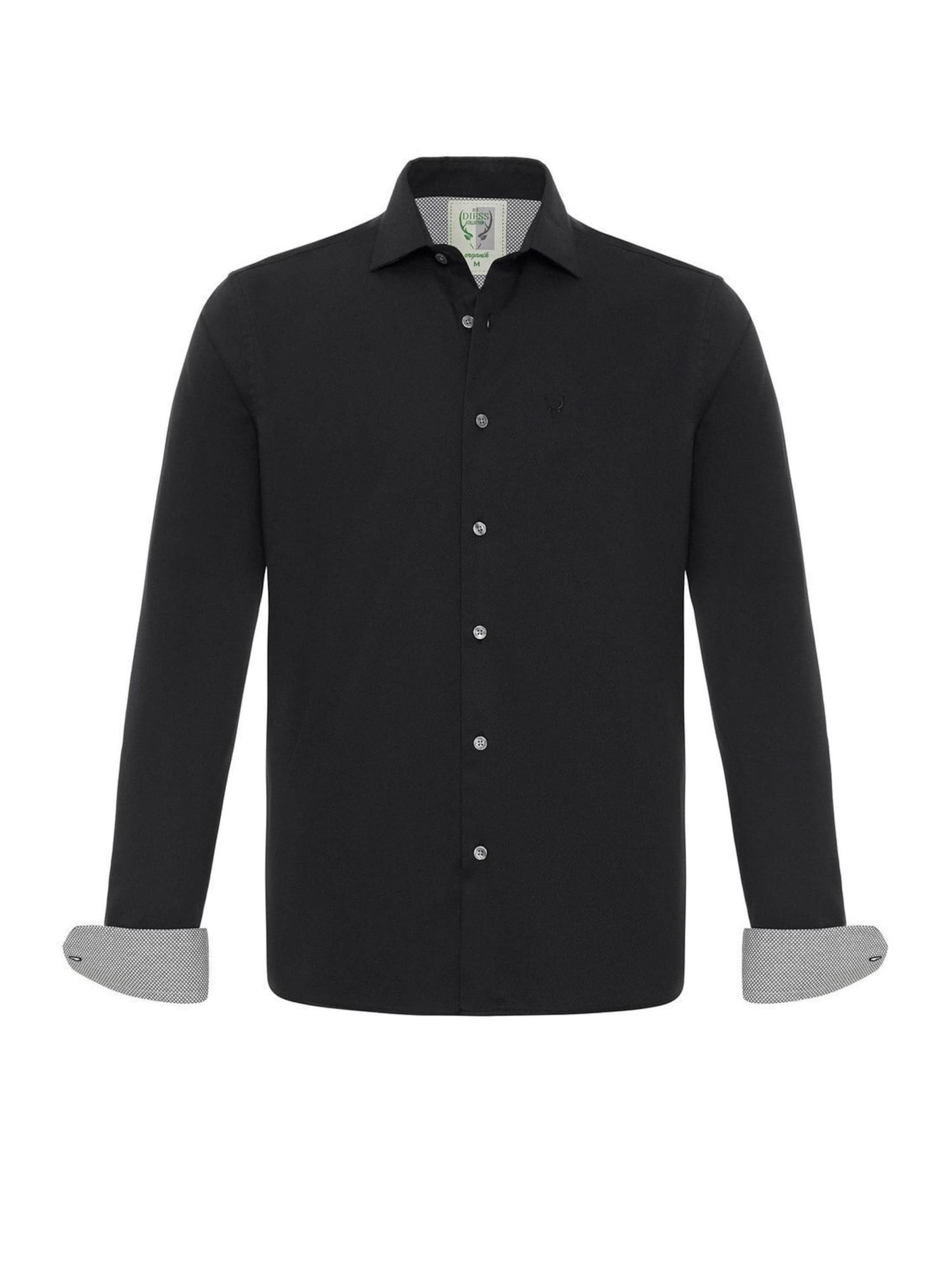 By Diess Collection Regular fit Skjorta i svart: framsida