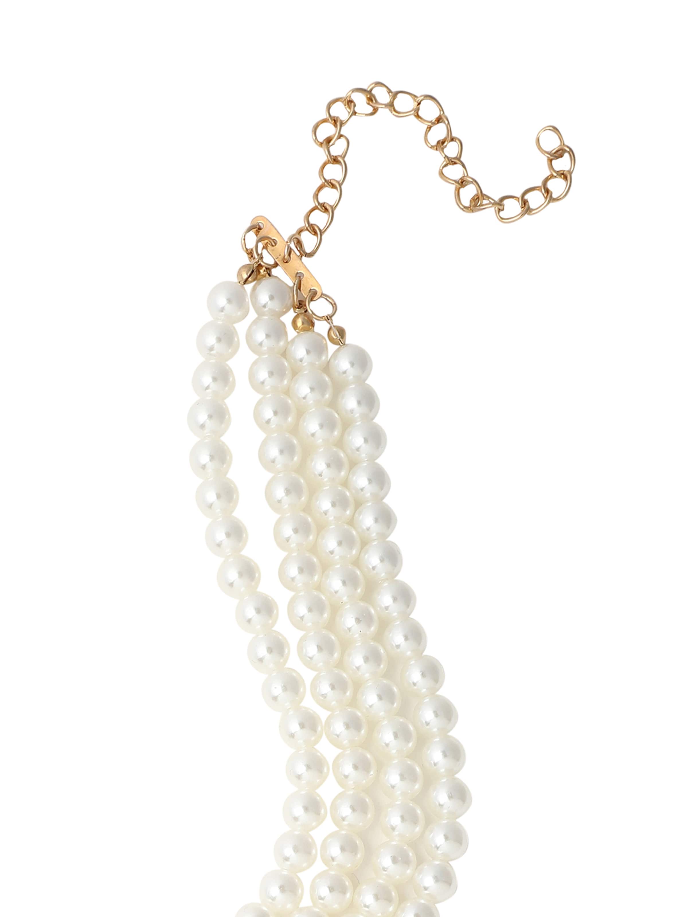 Collana 'Nitam' di SOHI in bianco