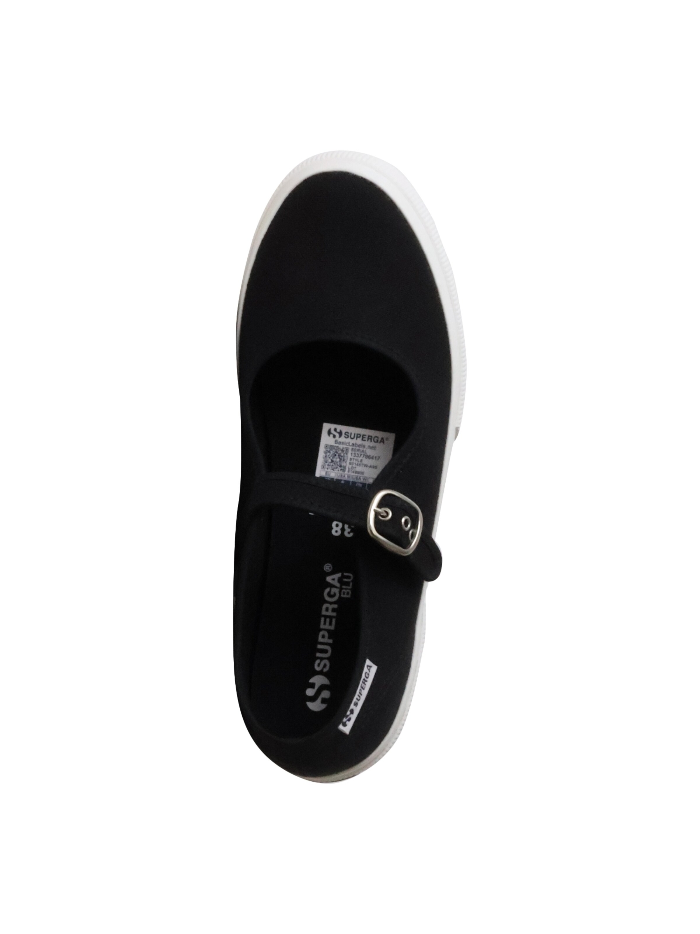 Ballerina di SUPERGA in nero
