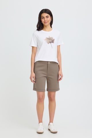 Fransa Regular Pants 'FRSHO' in Brown