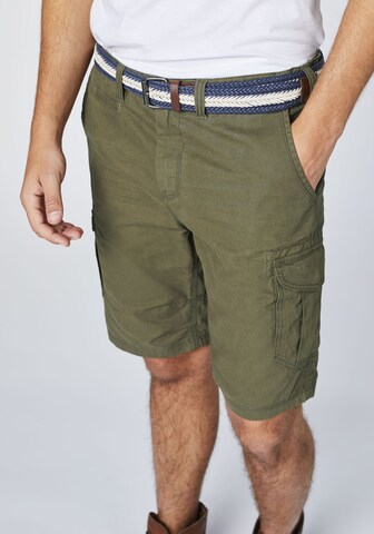 Oklahoma Jeans Regular Shorts in Grün