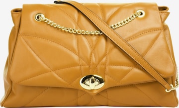Cluty Crossbody Bag in Yellow: front