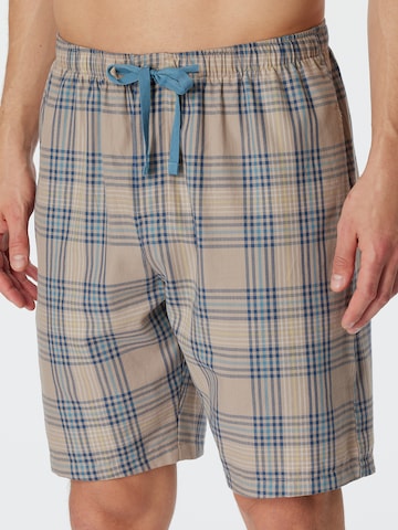 SCHIESSER Pajama Pants ' Mix & Relax ' in Beige: front