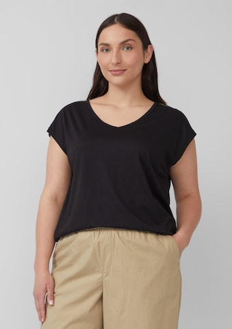 T-shirt s.Oliver en noir : devant