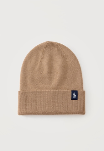 Căciulă de la Polo Ralph Lauren pe bej: față