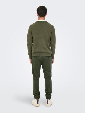 Only & Sons Regular Панталон 'Mark' в зелено