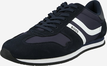Sneaker bassa 'Levon' di BOSS in blu: frontale