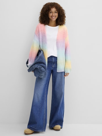 bonprix Strickjacke in Mischfarben