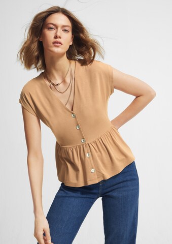 comma casual identity Shirt in Brown: front