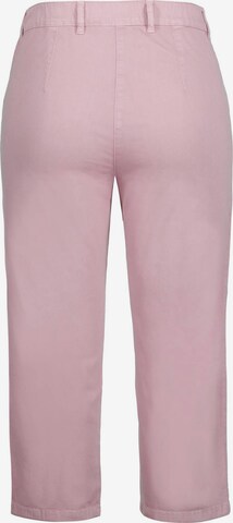 Ulla Popken Slimfit Hose 'Mony' in Pink