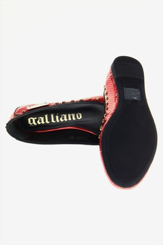 Galliano Flats & Loafers in 36 in Red