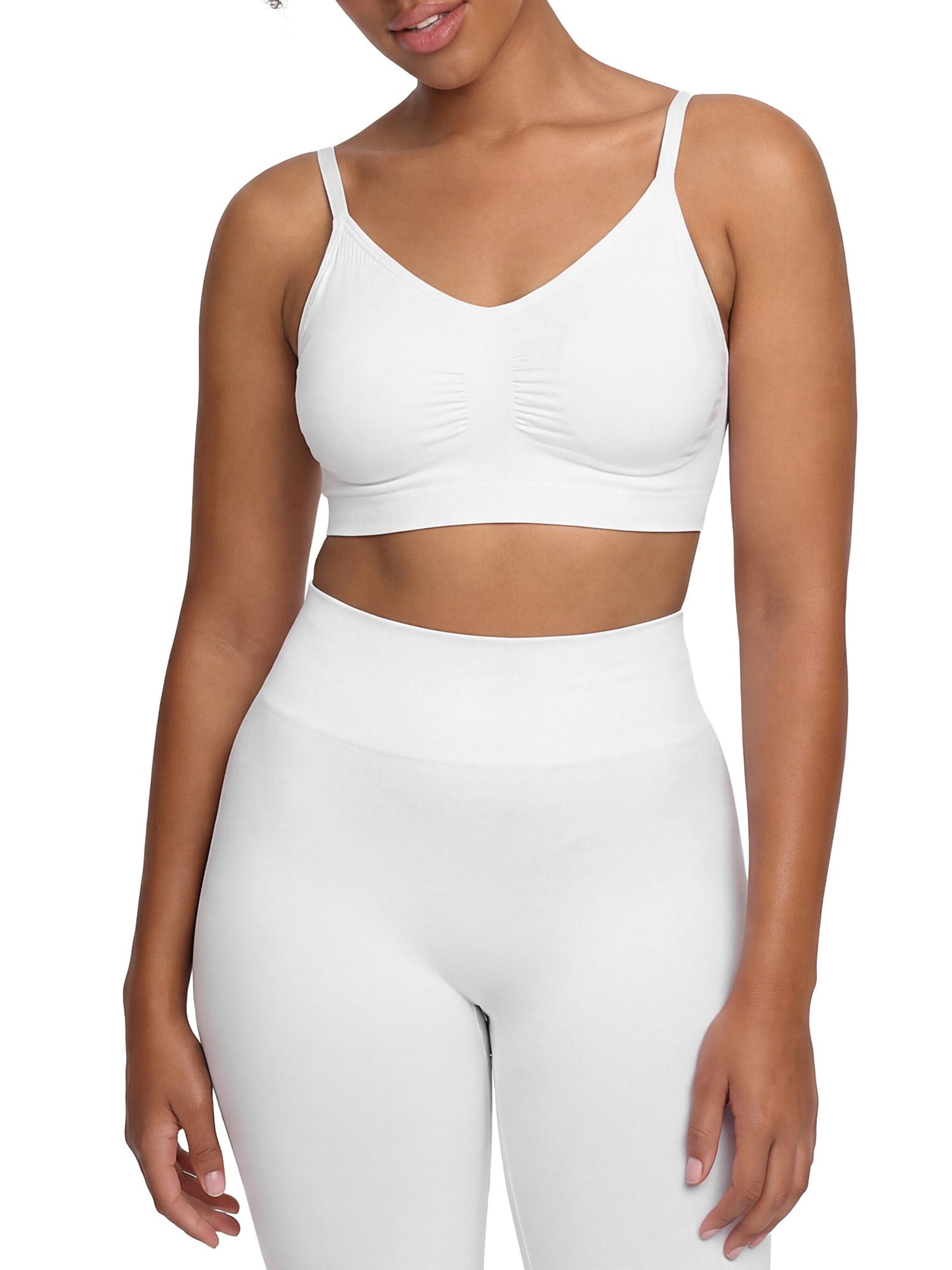 cfab by creamy fabrics Bralette Bra 'Comfort Bralette' in White