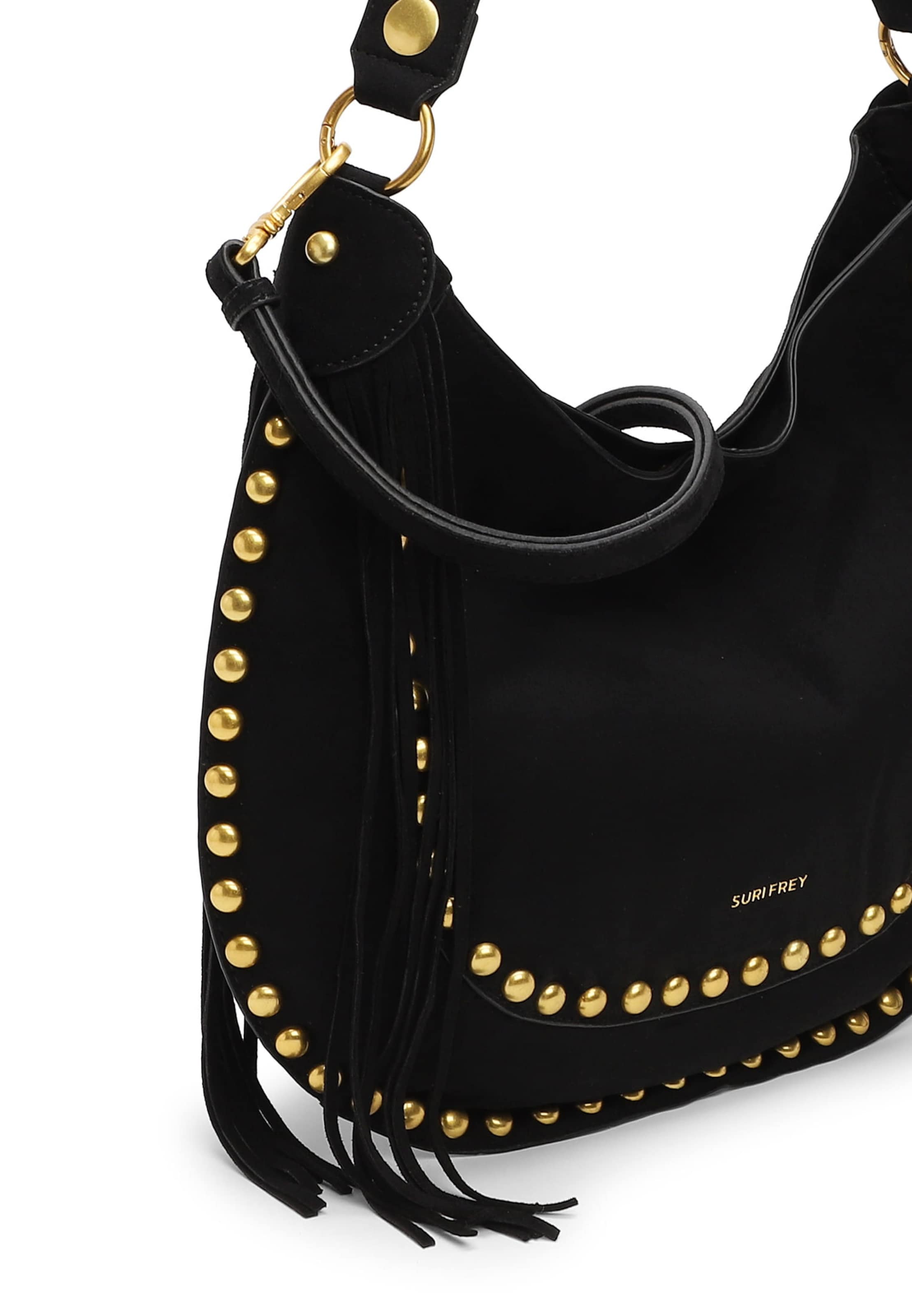 Borsa a sacco 'Elly' di Suri Frey in nero